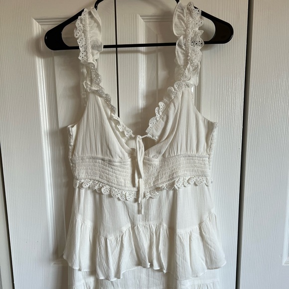 Tiered Ruffle Mini Dress - Picture 2 of 6